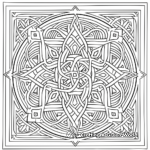Intricate Celtic Design Coloring Pages 1