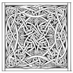 Intricate Celtic Design Coloring Pages 2