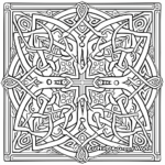 Intricate Celtic Design Coloring Pages 3