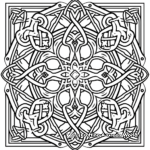 Intricate Celtic Design Coloring Pages 4