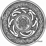 Intricate Celtic Spiral Coloring Pages 1