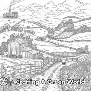 Realistic Farm Coloring Pages - Free &amp; Printable!