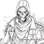 Intriguing Fortnite Lore-Related Coloring Pages 2