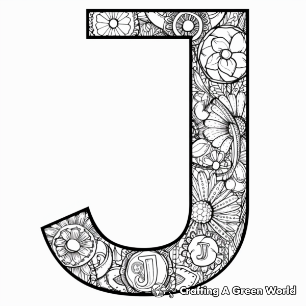 Letter J Coloring Pages - Free &amp; Printable!