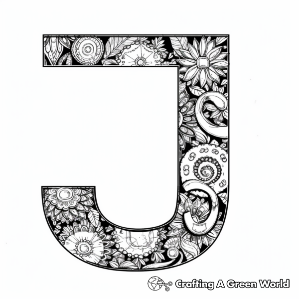 Letter J Coloring Pages - Free &amp; Printable!