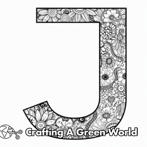 Letter J Coloring Pages - Free &amp; Printable!