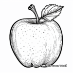 Juicy Apple Coloring Pages 1