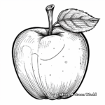 Juicy Apple Coloring Pages 2