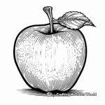Juicy Apple Coloring Pages 3