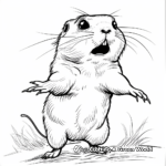 Jump-yip Prairie Dog Coloring Pages 1