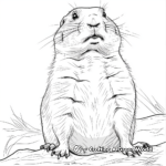 Jump-yip Prairie Dog Coloring Pages 4