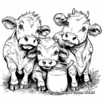 June Dairy Month Coloring Pages 1