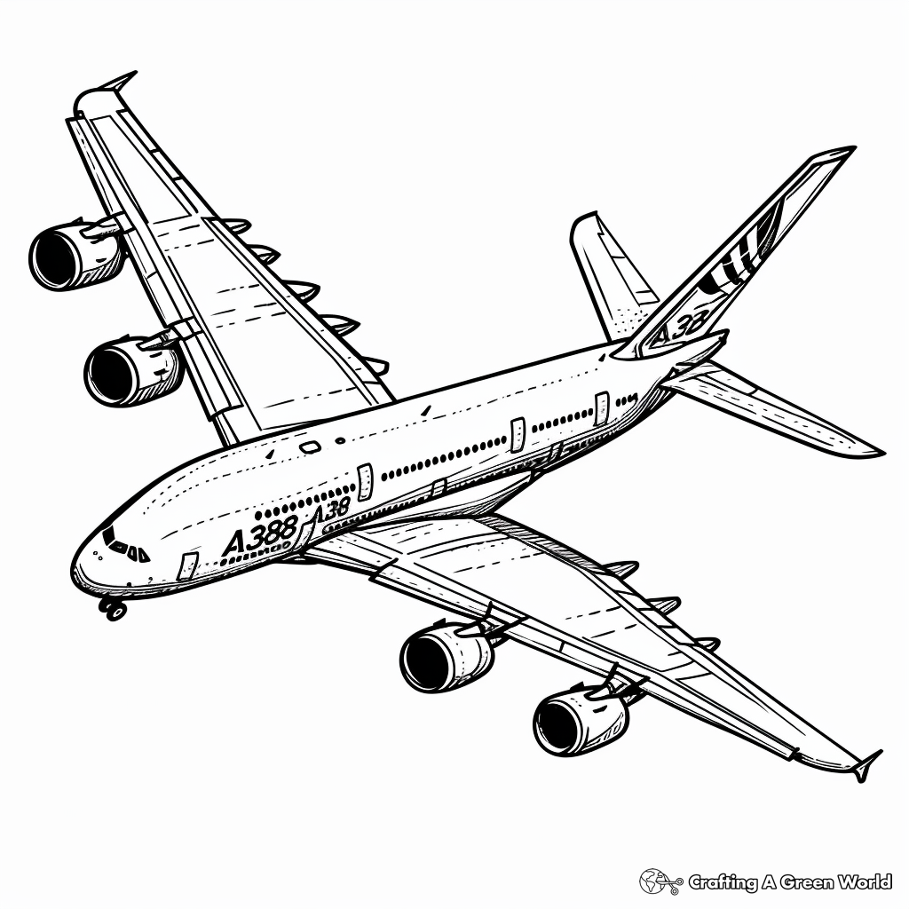 Airplane Cockpit Coloring Page