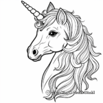 Kid-Friendly Magical Unicorn Coloring Pages 4