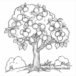 Late Summer Fruit Trees Coloring Pages 2