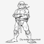 Leonardo Ninja Turtle Coloring Pages 3