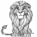 Lion King Inspired Adult Coloring Pages 2