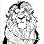 Lion King Inspired Adult Coloring Pages 3