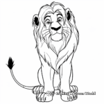 Lion King Inspired Adult Coloring Pages 4