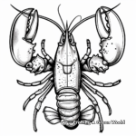 Lobster Bake Coloring Page for Foodies 1