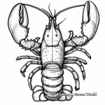 Lobster Bake Coloring Page for Foodies 2