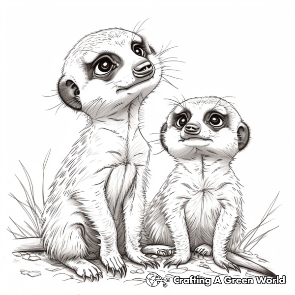 Meerkat Coloring Pages Free & Printable!