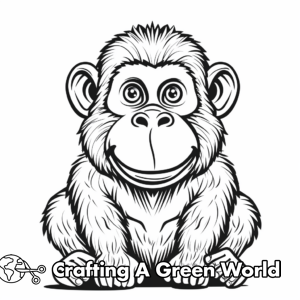 Monkey Coloring Pages - Free &amp; Printable!