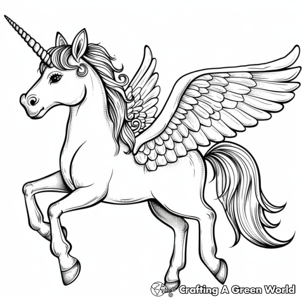 Magical Unicorn Coloring Pages Free & Printable!