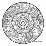 Mandala Circle Coloring Pages 1