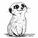 Meerkat on the Hunt: Food-Search Coloring Pages 3