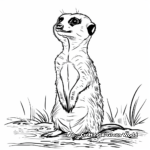 Meerkat on the Hunt: Food-Search Coloring Pages 4