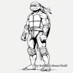 Michelangelo Ninja Turtle Coloring Images 2