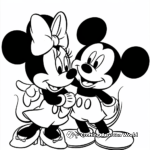 Minnie Mouse Holiday Coloring Pages 4
