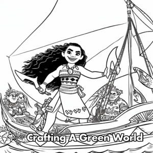 Moana Coloring Pages - Free &amp; Printable!