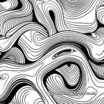 Modern Abstract Design Coloring Pages 2
