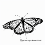 Monarch Butterfly Migration in August Coloring Pages 4