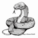 Mystical Anaconda Snake Coloring Pages 4