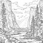National Parks in August Coloring Pages 1