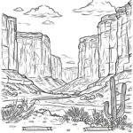 National Parks in August Coloring Pages 2