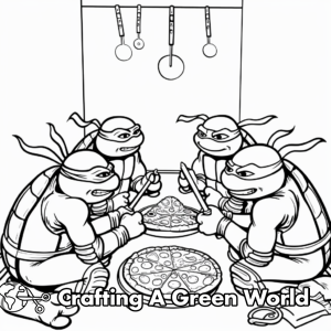 Ninja Turtles Coloring Pages - Free & Printable!