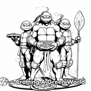 Ninja Turtles Coloring Pages - Free & Printable!