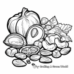 Nourishing Nuts Coloring Pages 1