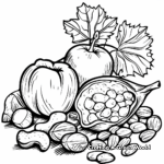 Nourishing Nuts Coloring Pages 2
