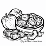 Nourishing Nuts Coloring Pages 4