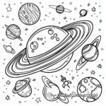 Outer Space: Preschool Planet Coloring Pages 2