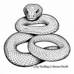 Paranormal Taipan Snake Coloring Pages 4