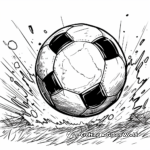 Penalty Kick Finale Coloring Pages 2