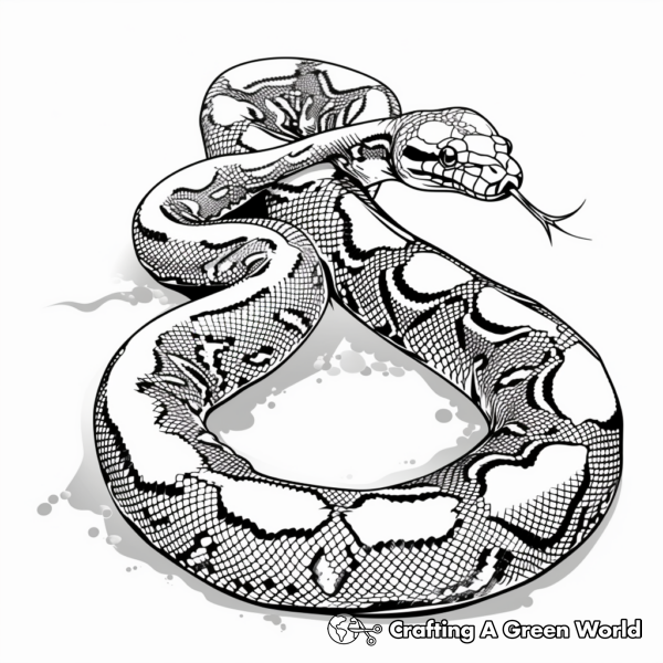 Scary Snake Coloring Pages - Free & Printable!
