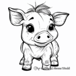 Preschool Farm Animal Coloring Pages 2
