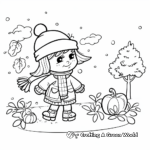 Preschool Seasonal Coloring Pages: Fall, Winter, Spring, Summer 2